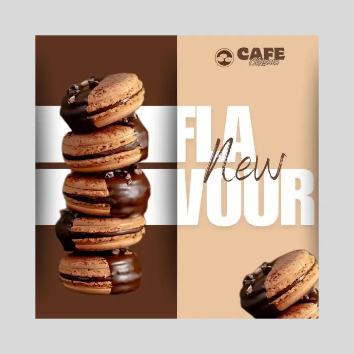 choclate macrone cafe post
